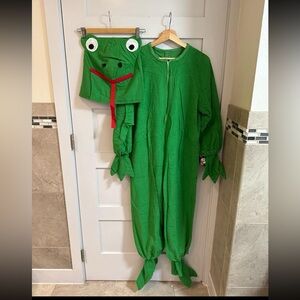 Vintage Handmade Frog Halloween Costume S